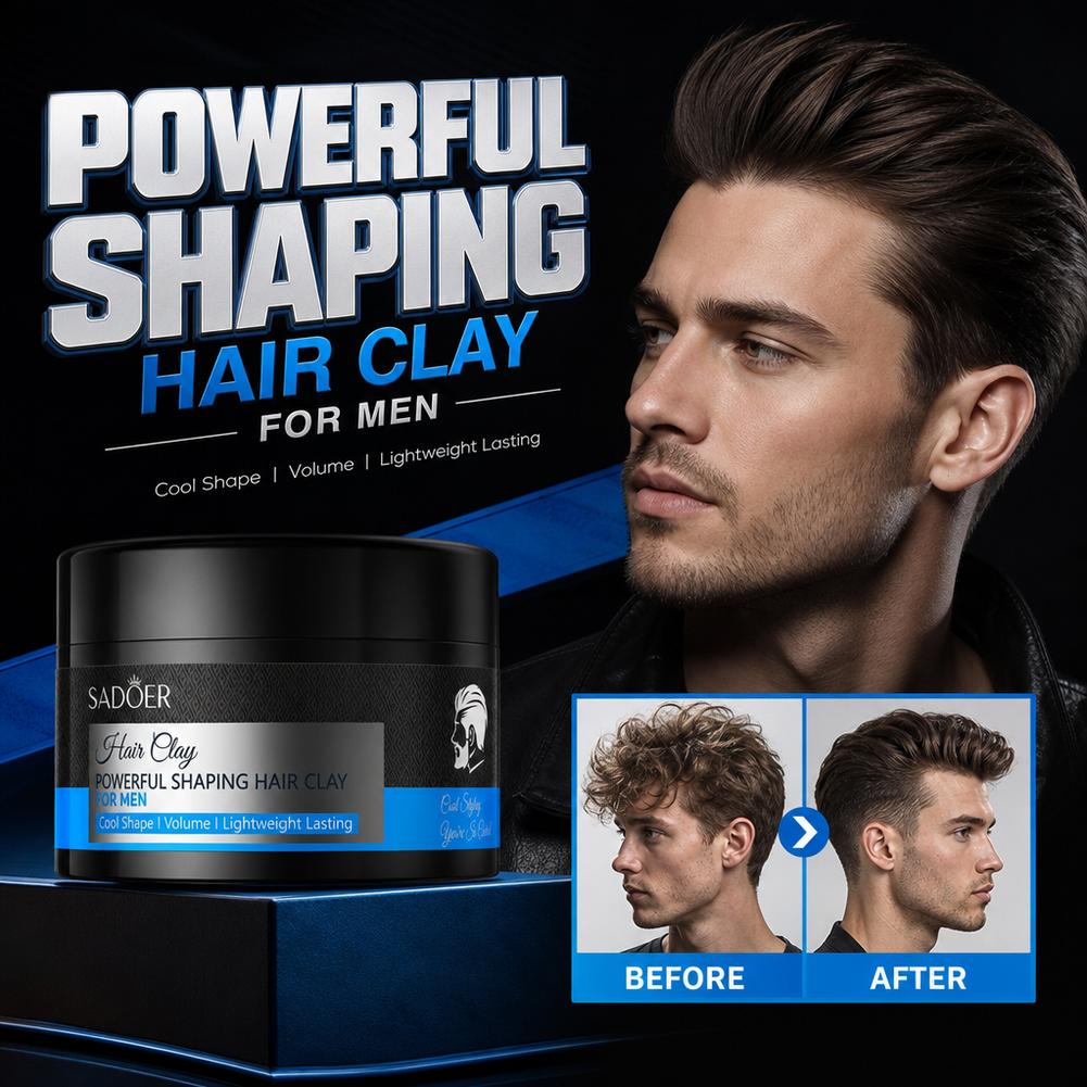 Men'S Grooming Daily - Arcilla mate para peinar el cabello,