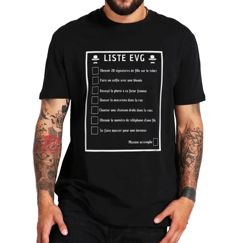 Men'S Grooming List - Camiseta de despedida de soltero EVG