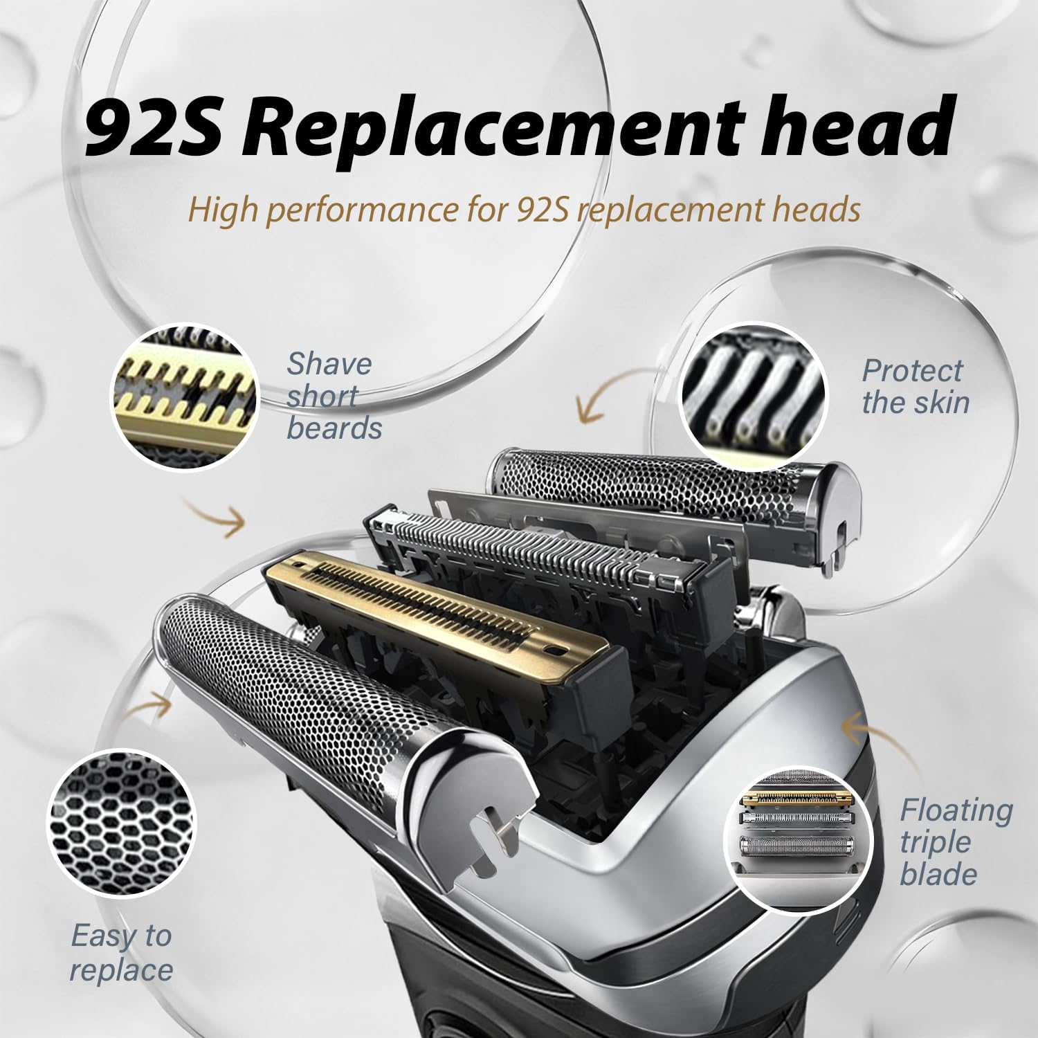 Nueva Cabezal de Repuesto 92S  - Men'S Grooming Shaver reseña y precio