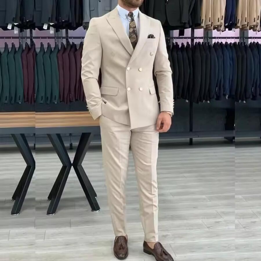 Nuevo Traje Beige para Hombre, - Men'S Grooming Daily reseña y precio